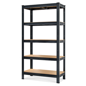 Regál s vysokou nosnosťou HEAVY, max. 875kg, 90x40x180cm, čierna Regál s vysokou nosnosťou HEAVY, max. 875kg, 90x40x180cm, čierna