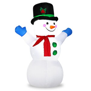 Nafukovací Snehuliak osvetlený, 120cm, biela Nafukovací Snehuliak osvetlený, 120cm, biela