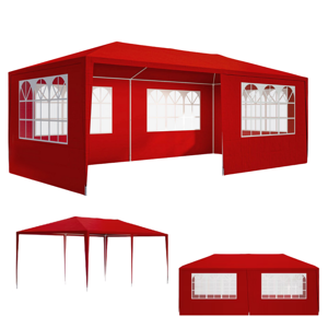 Párty stan NEAPOL, 3x6m, červená Párty stan NEAPOL, 3x6m, červená