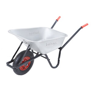 Fúrik BARRY pozinkovaný, max. kapacita 100l/250kg, strieborná/čierna Fúrik BARRY pozinkovaný, max. kapacita 100l/250kg, strieborná/čierna