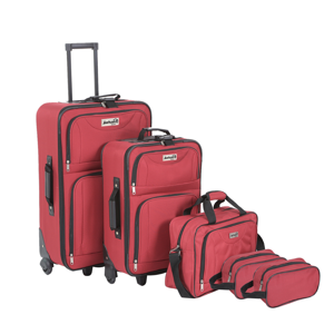 Sada cestovných kufrov TRAVEL, 5-dielna, červená Sada cestovných kufrov TRAVEL, 5-dielna, červená