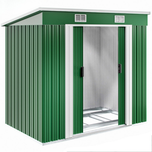 Záhradný domček na náradie L, 196x122x182cm,  zelená Záhradný domček na náradie L, 196x122x182cm,  zelená