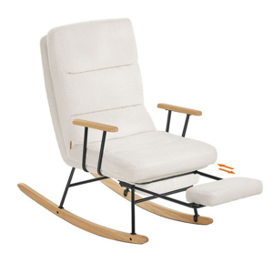 Hojdacie kreslo ROCKY, 97x67x100cm, krémová Hojdacie kreslo ROCKY, 97x67x100cm, krémová