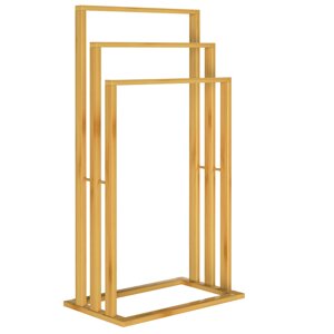 Bambusový stojan na uteráky RUBBY, 40x24x82cm, hnedá Bambusový stojan na uteráky RUBBY, 40x24x82cm, hnedá