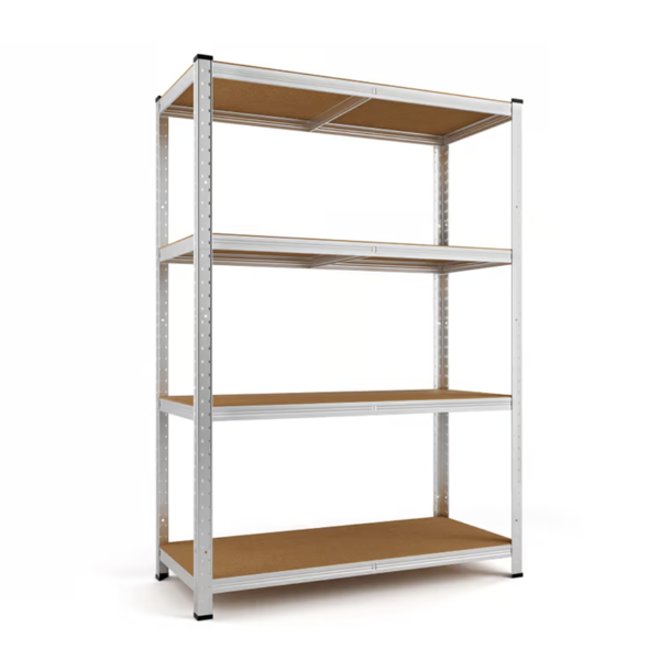 Regál s vysokou nosnosťou HEAVY, max. 700kg, 160x90x40cm, strieborná