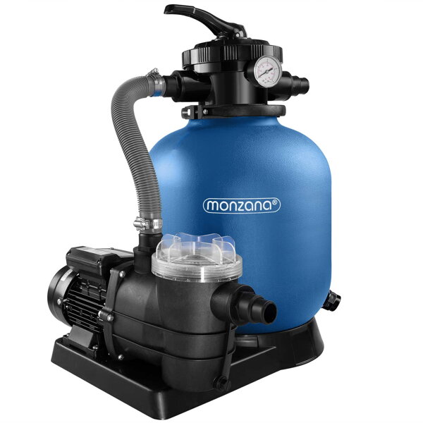 Piesková filtrácia k bazénu AQUA 9 960 l/h, modrá