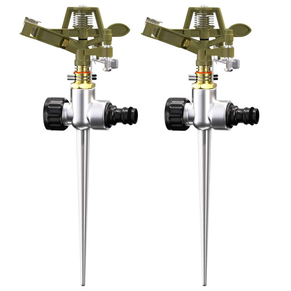 Impulzný zavlažovač trávnika SVEN s hrotom, 2 ks, 29cm