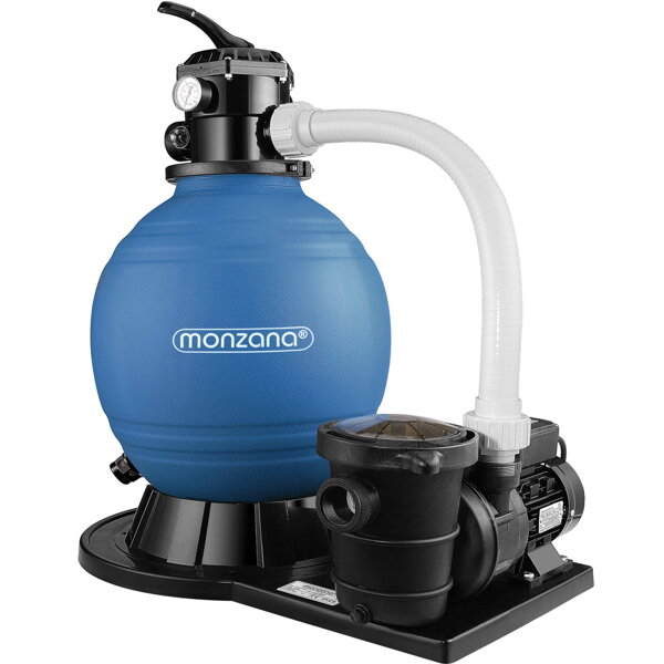 Piesková filtrácia k bazénu AQUA 15 900 l/h, modrá