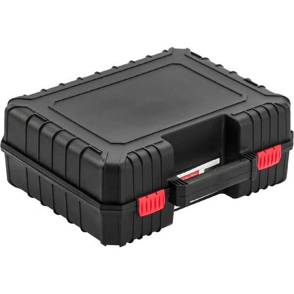 Kufor na náradie s penovou výplňou HEAVY, 38x34x14cm, čierna