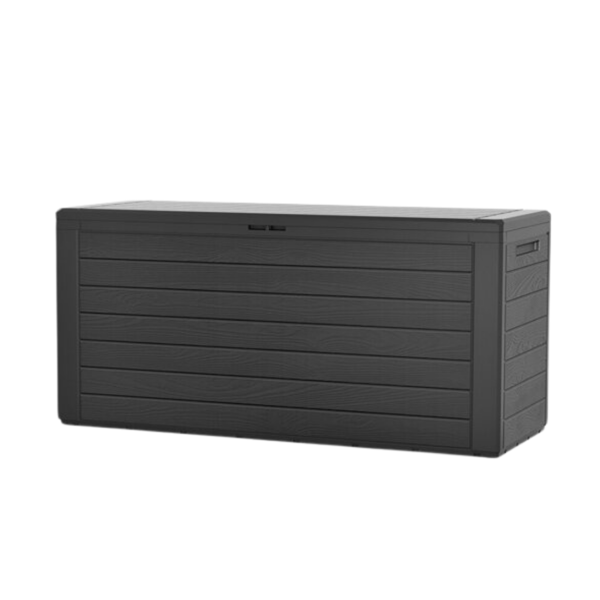 Úložný box WOODEBOX - 280L, 120x46x57cm, antracitová