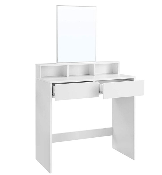 Toaletný stolík VANESA, 80x40x140cm, biela